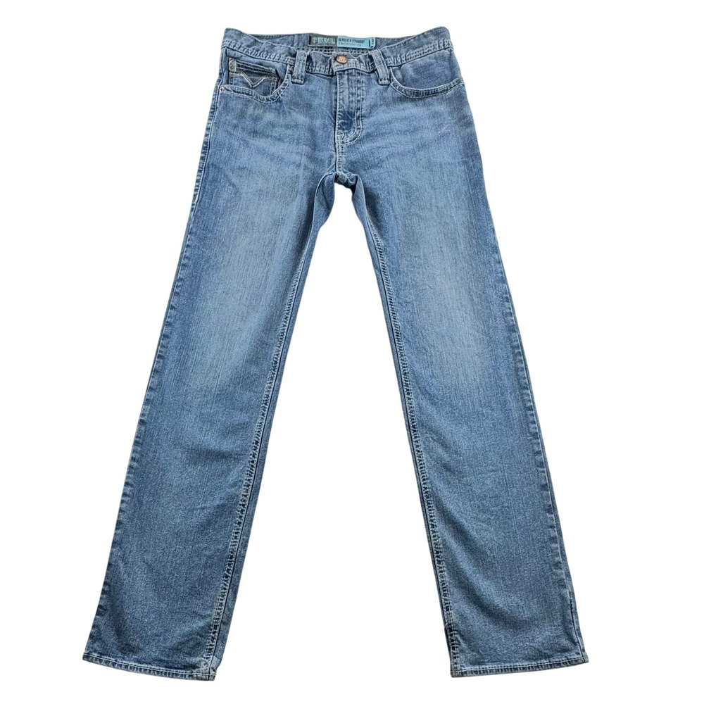 Rock & Roll Denim Jeans Men 32x34 Revolver Slim Straight Western Cowboy Rodeo
